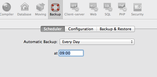 automatic backup scheduler veeam
